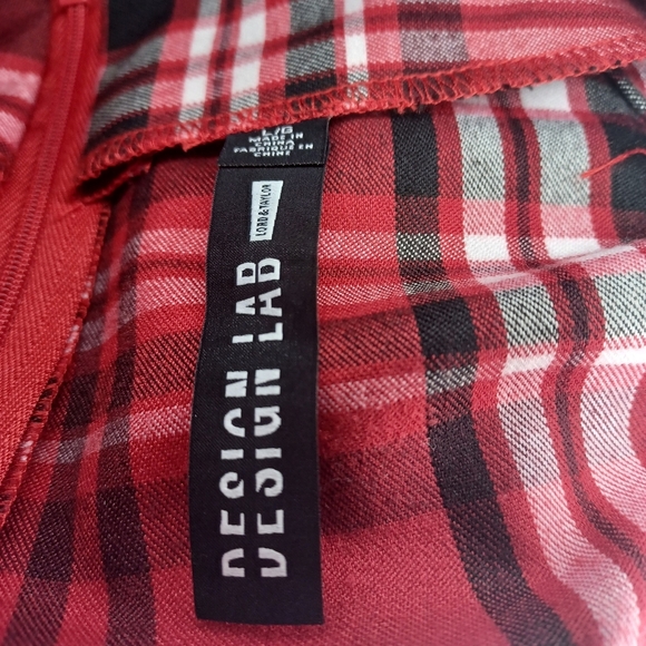 Design Lab Lord & Taylor red plaid 90’s skirt - Picture 7 of 8